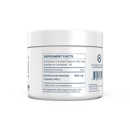 Renue By Science Nicotinamide Riboside | 1000mg Nicotinamide Powder - High Strength NR NAD Powder Sublingual Citrus Burst Flavor | Manufactured in The USA & Third-Party Tested | 60 Servings Renue By ScienceBuy Supplements Australia
