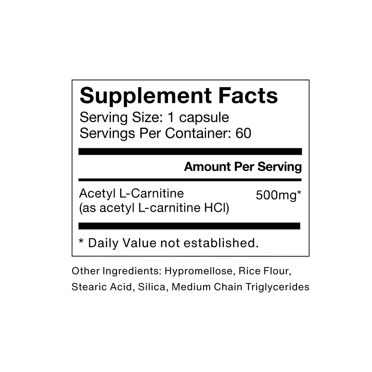 Momentous Acetyl L-Carnitine, Brain Function & Cognitive Support Supplement, Boosts Mental Clarity & Energy Production, NSF Certified for Sport, 500 mg, 60 Servings MomentousBuy Supplements Australia