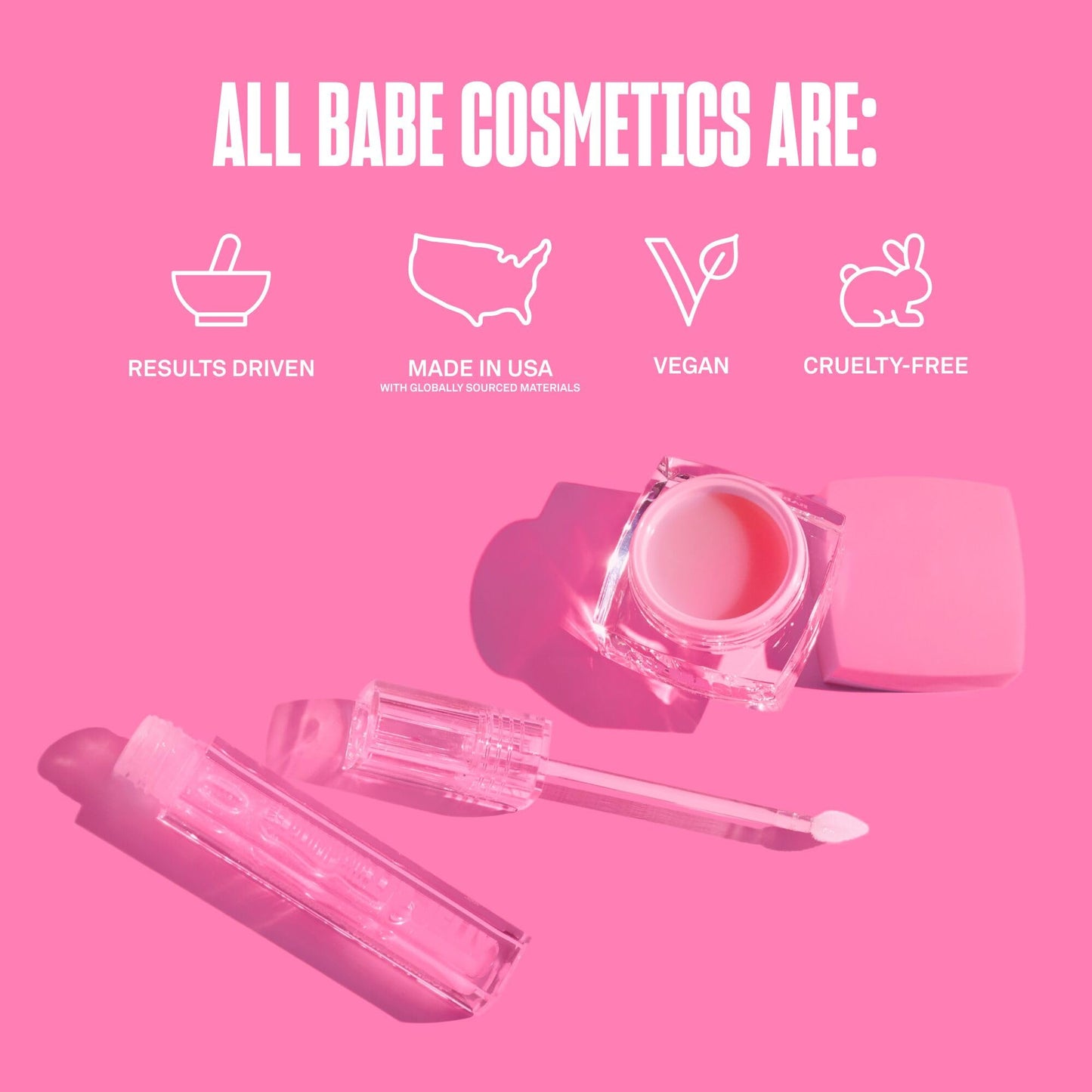 Babe Original Babe Glow Fragrance-Free Lip Sleeping Mask for Softer Lips, Hyaluronic Acid & Antioxidant Infused for Smoothe
