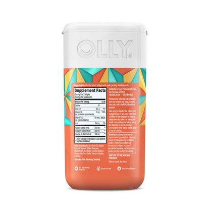 OLLY Ultra Strength Brain Softgels, Nootropic, Supports Healthy Brain Function, Memory, Focus and Concentration, Omega-3s, Vitamins B6 and B12, 30 Day Supply - 60 Count OLLYBuy Supplements Australia