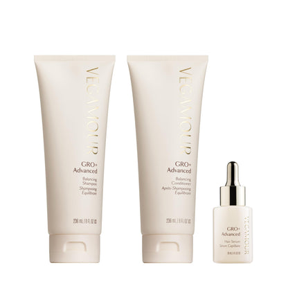 VEGAMOUR GRO+ Advanced Essentials Kit | Removes Buildup, Improves Hair Density, Reduces Shedding, Hydrates and Exfoliates the Scalp | For Severe Signs of Thinning | Color Safe, Vegan, Cruelty-Free VEGAMOURBuy Supplements Australia