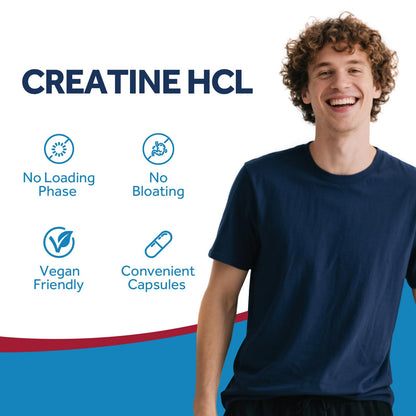 Doctor's Recipes Creatine HCl Capsules, 750 mg, Creatine Hydrochloride for Women & Men, Strength & Recovery, Brain Health, Fast Absorbing, Vegan, 90 Capsules Doctor's RecipesBuy Supplements Australia
