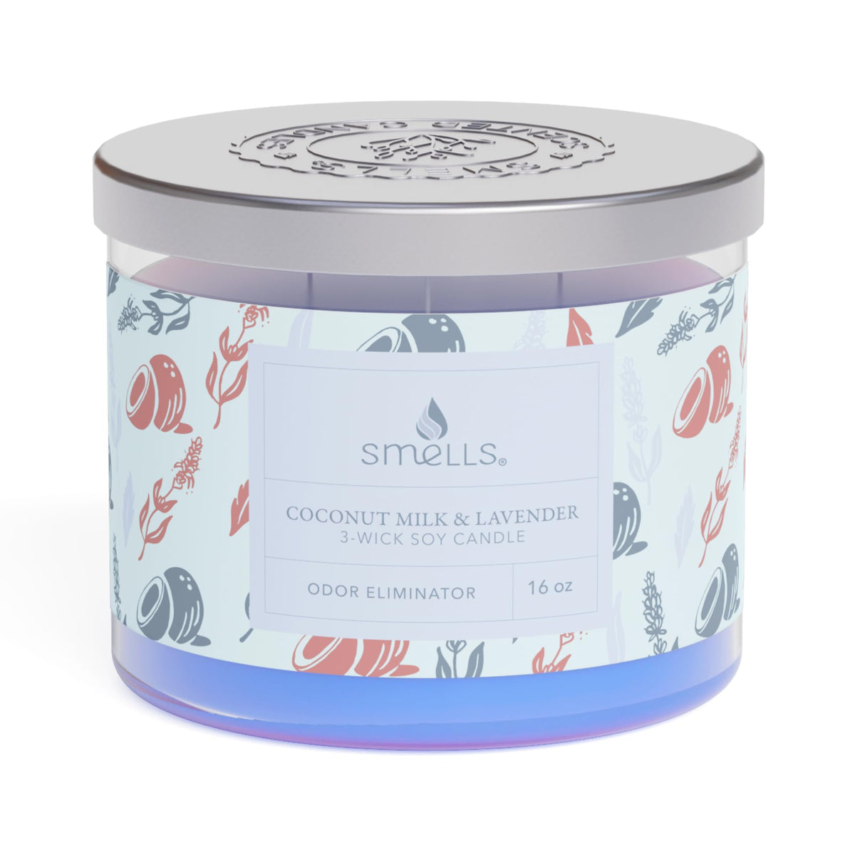 Smells - Odor Eliminator - Premium Soy Wax Jar Scented Candle 12oz. and 16oz. - 100% Cotton Single Wick SmellSBuy Supplements Australia