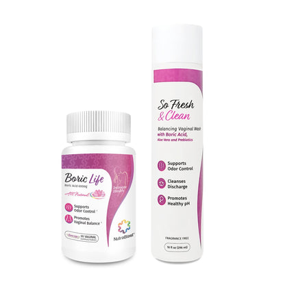 NutraBlast Boric Acid Vaginal Suppositories and So Fresh & Clean | Supports Odor Control NutraBlastBuy Supplements Australia