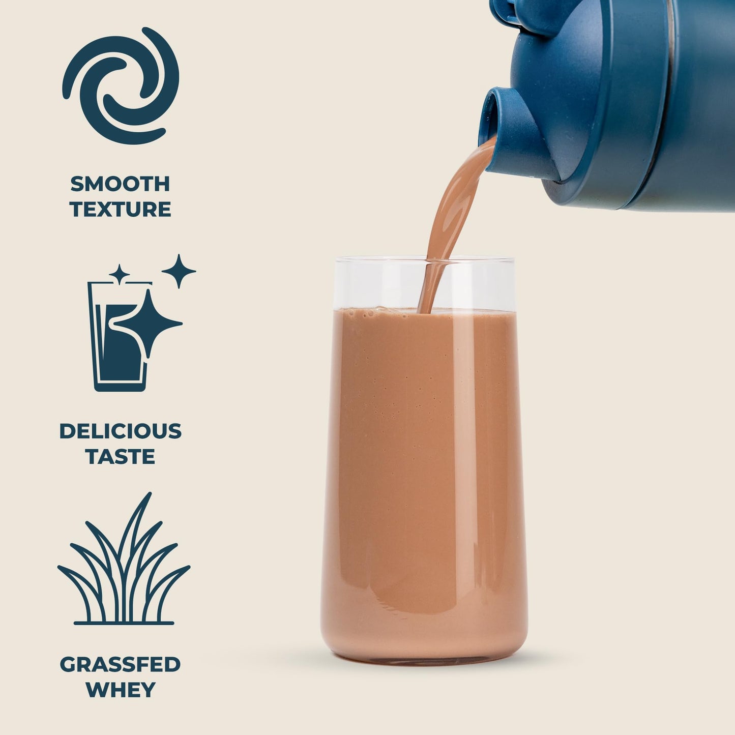 Kinetica Chocolate Whey Protein Powder | 2.27kg | 22g Protein per Serving | 76 Servings KineticaBuy Supplements Australia