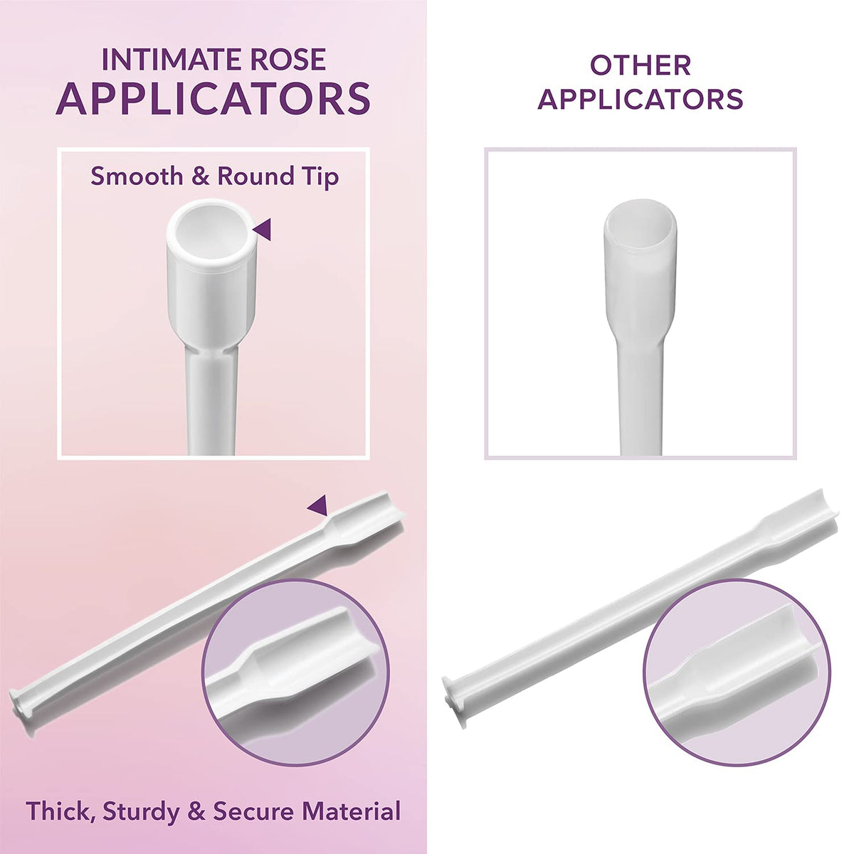 Intimate Rose 15 Count Vaginal Suppository Applicator - Fits Most Boric Acid Suppositories & Vaginal Suppository - Individually Wrapped Suppository Applicators from Intimate RoseBuy Supplements Australia