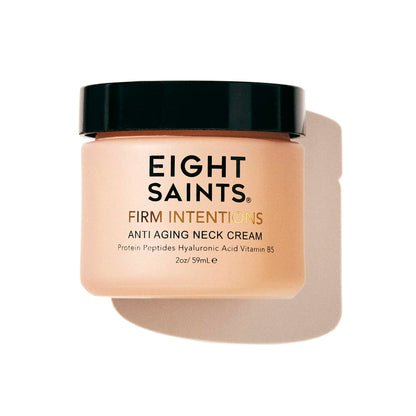 Eight Saints Firm Intentions Anti Aging Neck Cream For Firming Skin and Reducing Wrinkles, with Protein Peptides, Hyaluronic Acid, and Niacinamide, 2 Ounces Eight Saints buy supplements Au