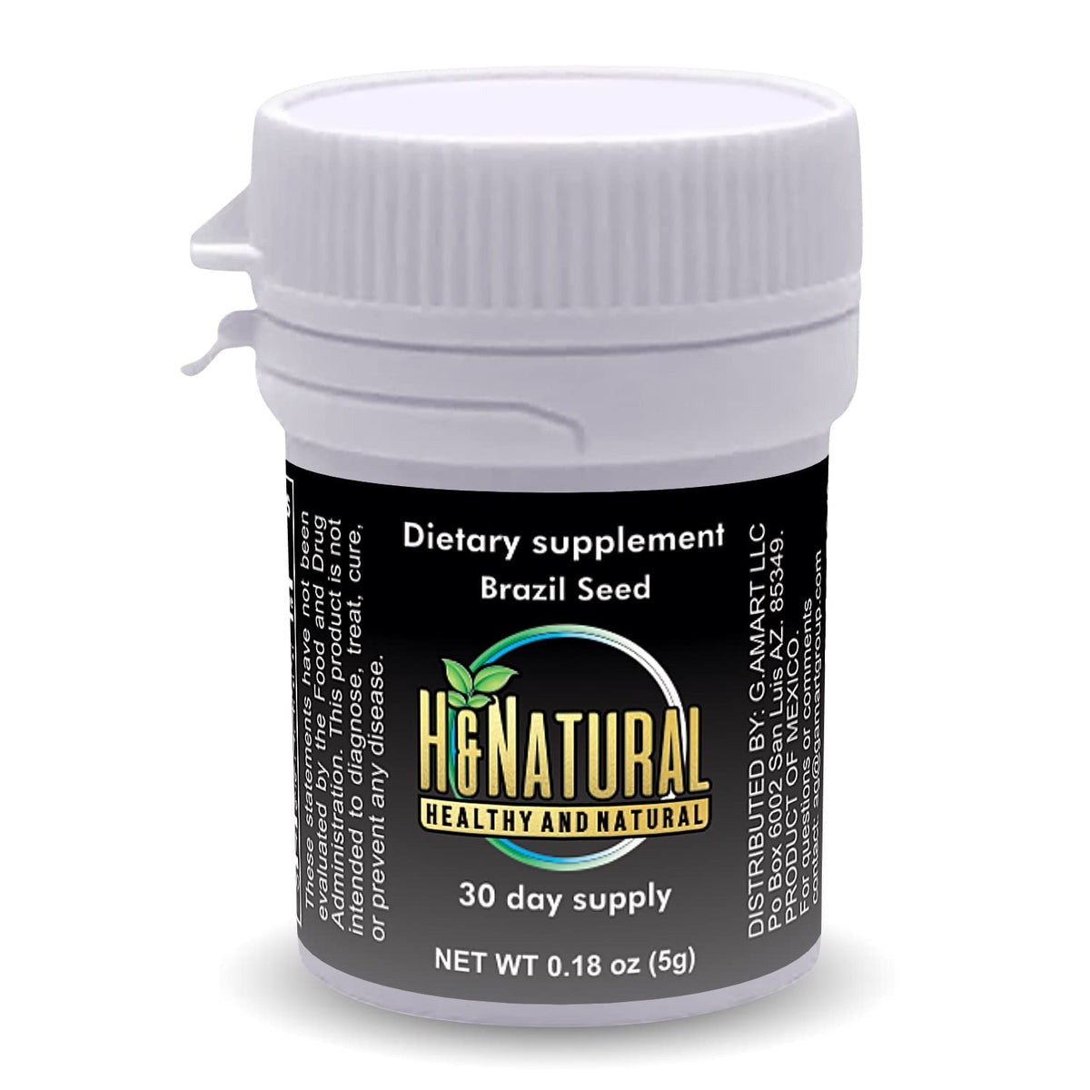 H&Natural 2 Pack! Brazil Seed Dietary Supplement 60 Pieces, Pure Natural Semilla de Brasil H&NaturalBuy Supplements Australia
