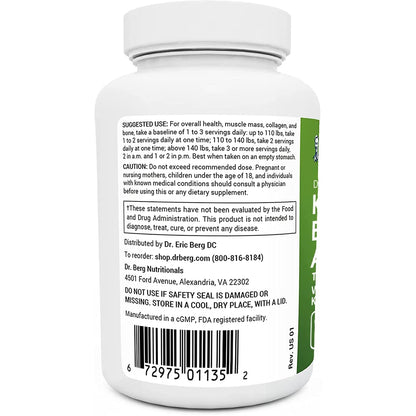 Dr. Berg's Keto Essential Aminos - Contains 8 Essentials Amino Acids -Keto Friendly Dr. Berg NutritionalsBuy Supplements Australia