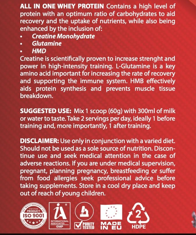 All in One Whey Fuel Your Strength All-in-One Muscle Builder Whey Protein Shake, with 45g Protein Elite GainzBuy Supplements Australia