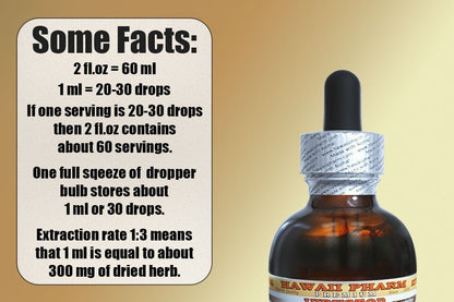 Wild Yam Liquid Extract, Wild Yam (Dioscorea Villosa) Tincture 4x4 oz HawaiiPharmBuy Supplements Australia