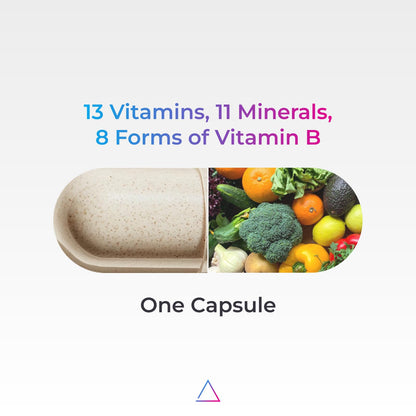 Livingood Daily Methylated Multivitamin for Women and Men, Multi Vitamin Supplement with Alpha Lipoic Acid, B Vitamins, Iron, Zinc and Selenium, Energy
