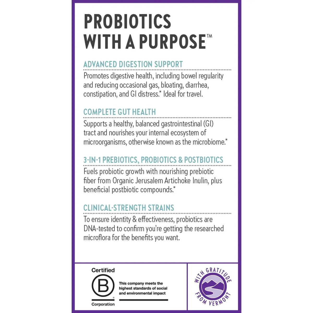 New Chapter All-Flora Probiotic for Advanced Digestion & Complete Gut Health with Prebiotics + Postbiotics, Clinical-Strength Strains, 100% Vegetarian, Non-GMO, Shelf Stable - 60 ct (2 Month Supply) New ChapterBuy Supplements Australia