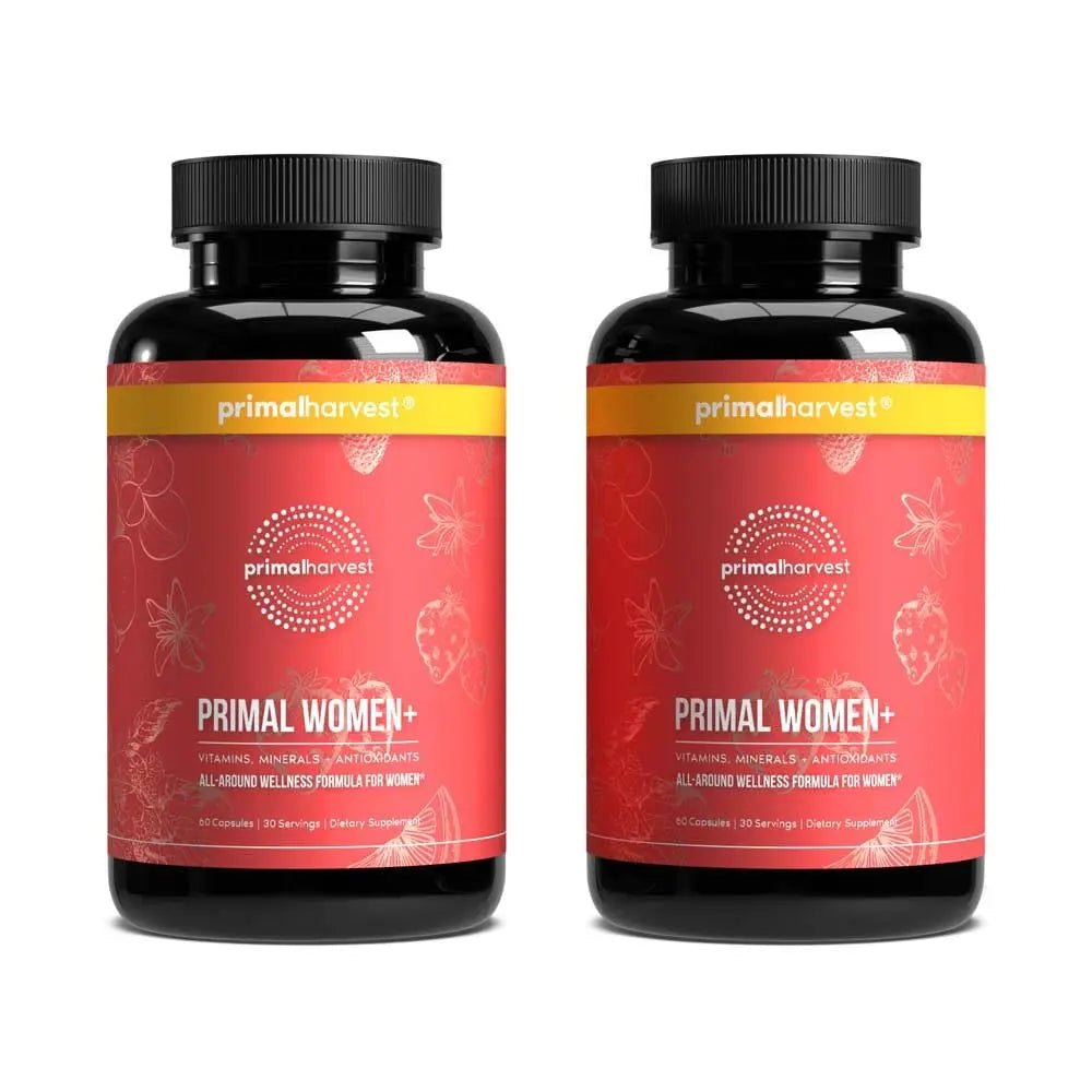 Primal Harvest Multivitamin for Women Vitamin A, Vitamin C, Vitamin D and E, Vitamin B12, B6, Biotin, Zinc Supplements Primal Harvest