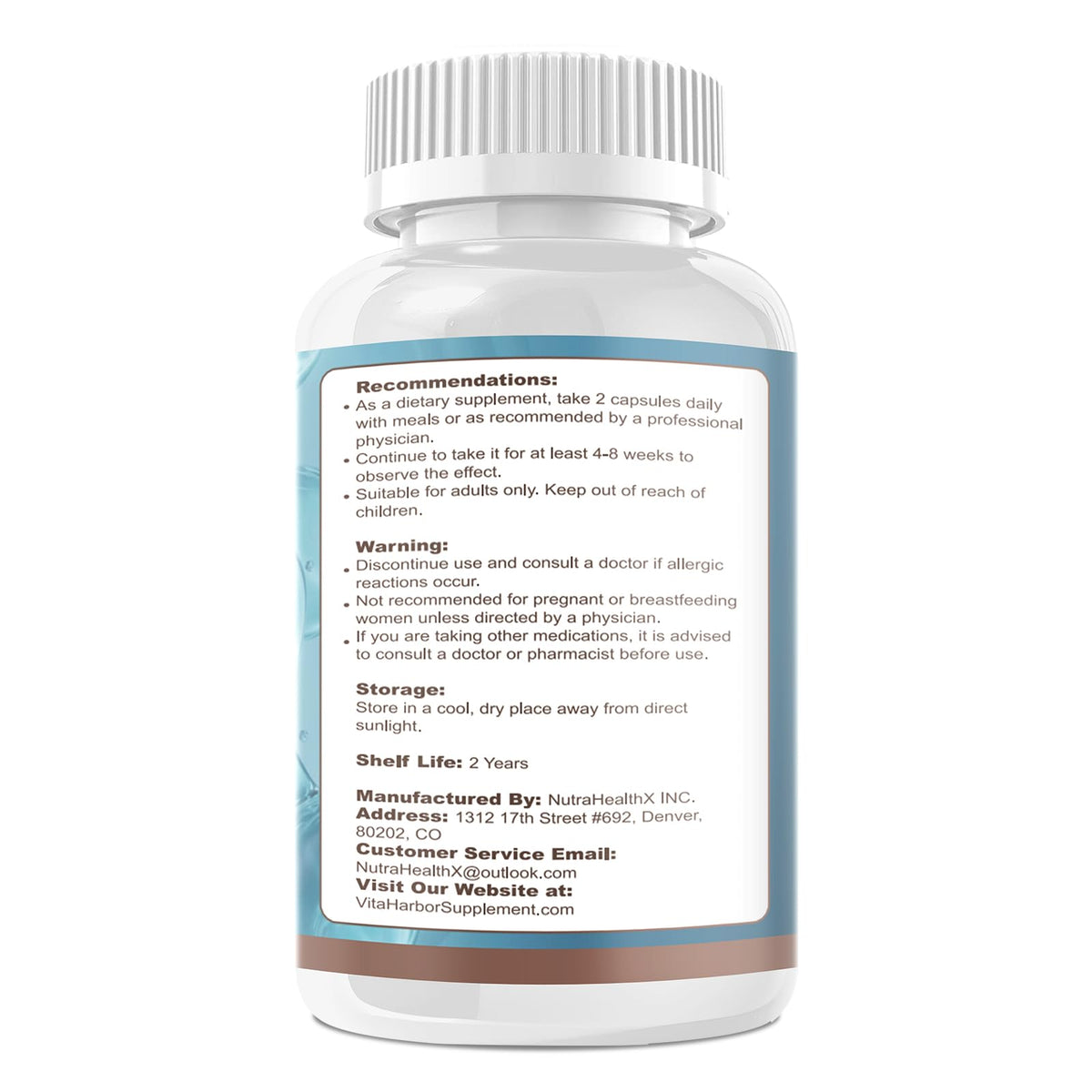 VitaHarbor Cortisol Supplement for Women and Men, 4-in-1 Cortisol Reducer with Magnesium Glycinate, Ashwagandha, Phosphatidylserine, L-Theanine, for Relaxation & Calm Support, 90 Veg Caps VitaHarborBuy Supplements Australia