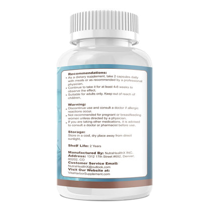 VitaHarbor Cortisol Supplement for Women and Men, 4-in-1 Cortisol Reducer with Magnesium Glycinate, Ashwagandha, Phosphatidylserine, L-Theanine, for Relaxation & Calm Support, 90 Veg Caps VitaHarborBuy Supplements Australia