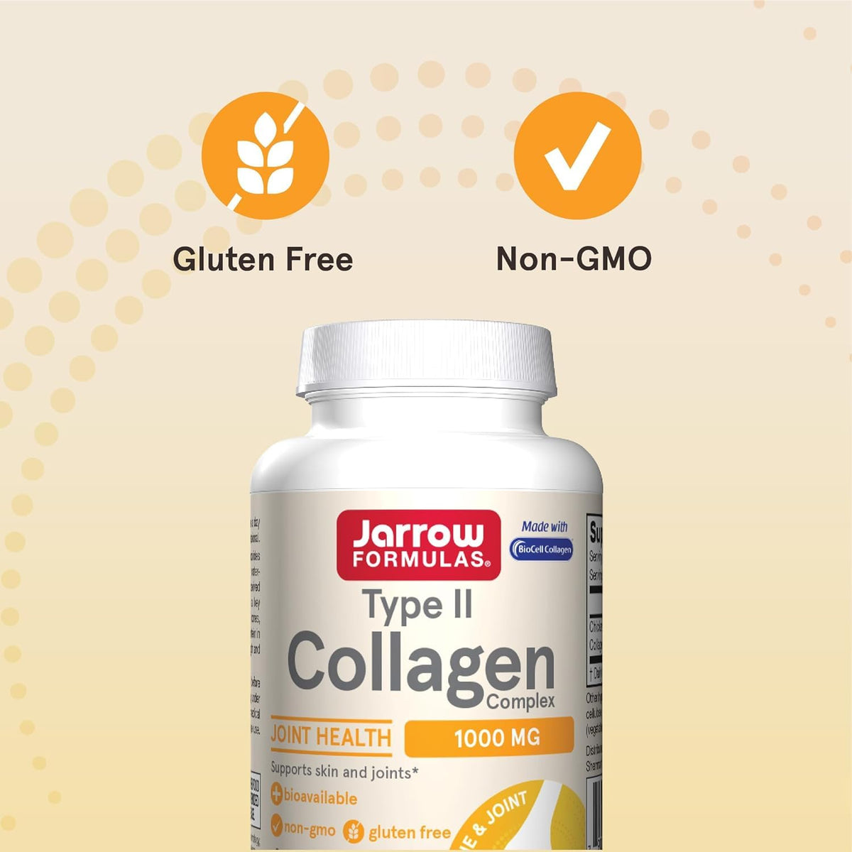 Jarrow's Type II Collagen Complex (Type 2 Collagen), 60 Capsules, Lab-Tested TudorBuy Supplements Australia