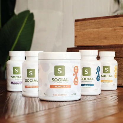 Social Naturals Daily Probiotic | 20 Billion CFU | Multi-Strain with Prebiotic + Postbiotic | Gut Health & Digestion Support | Vegan | 30 Capsules Social NaturalsBuy Supplements Australia