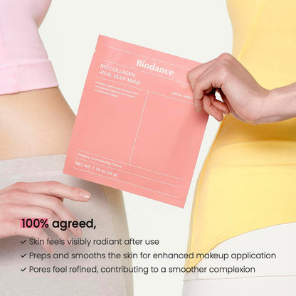 BIODANCE Bio-Collagen Real Deep Mask, Hydrating Overnight Hydrogel Face Mask