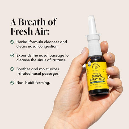 Beekeeper's Naturals Propolis Nasal Rinse Spray Max, Relief for Adults w/Eucalyptus, Oregano & Saline, Clears Nasal Congestion, Moisturizes Sinus Canal, & Decongest Sinus Cavities, 1 fl oz Beekeeper's Naturals buy supplements Au