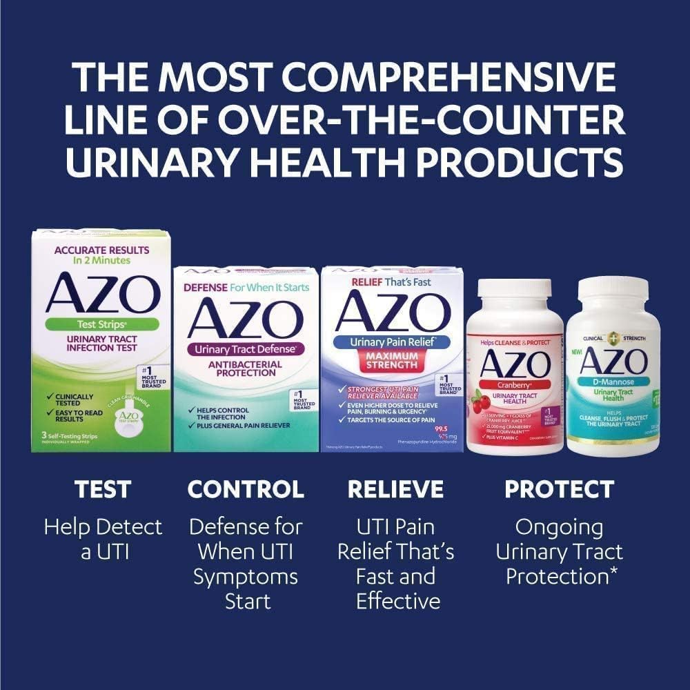 AZO Urinary Pain Relief Maximum Strength (24 Count) Fast Relief of UTI Pain, Burning & Urgency Yeast Plus AZOBuy Supplements Australia