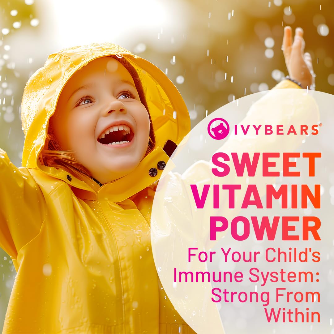 IvyBears® Superpower Kids - Multivitamin Gummies for Immune Support - Strengthen Children's Immune Systems with Vitamins C, D2, B6, A IvyBearsBuy Supplements Australia