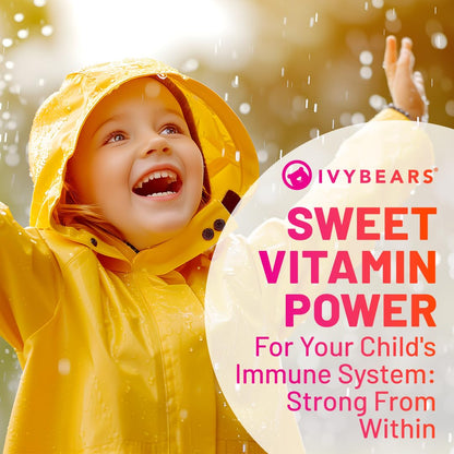IvyBears® Superpower Kids - Multivitamin Gummies for Immune Support - Strengthen Children's Immune Systems with Vitamins C, D2, B6, A IvyBearsBuy Supplements Australia