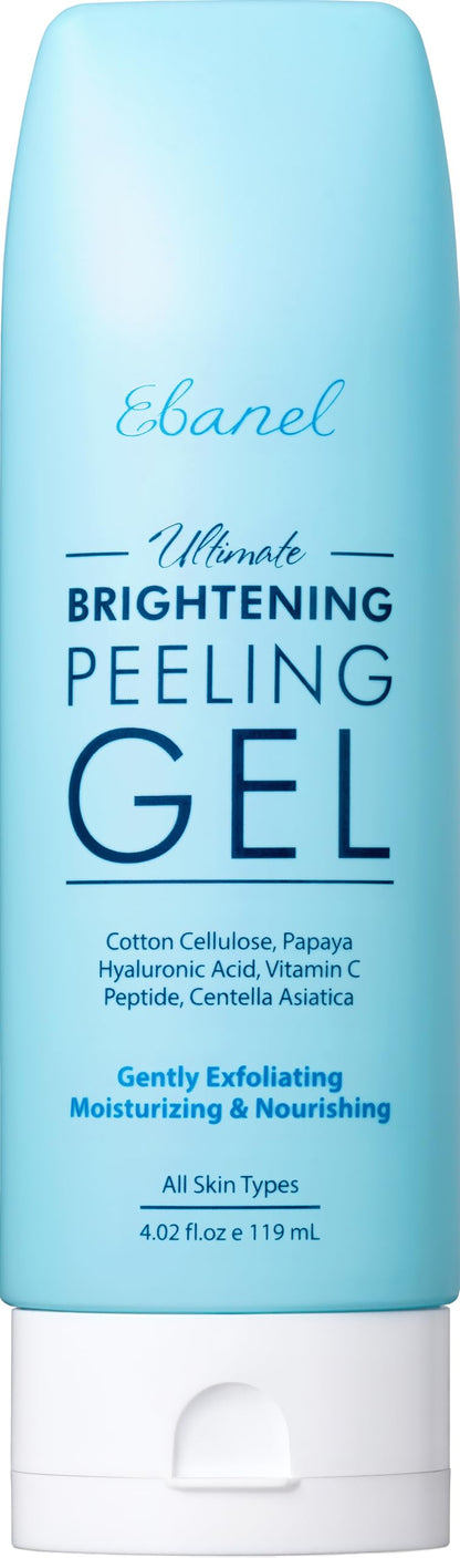 Ebanel Brightening Peeling Gel with Cotton Cellulose, Rice, Papaya, Centella, Hyaluronic Acid for Face and Body, Gentle Exfoliating Face Scrub Gel Peel Wash, Deep Pore Cleanser Minimizer Exfoliator Ebanel buy supplements Au