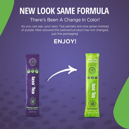 TLC Total Life Changes IASO Natural Detox Instant Herbal Tea - Expiration Date on the Top Total Life ChangesBuy Supplements Australia