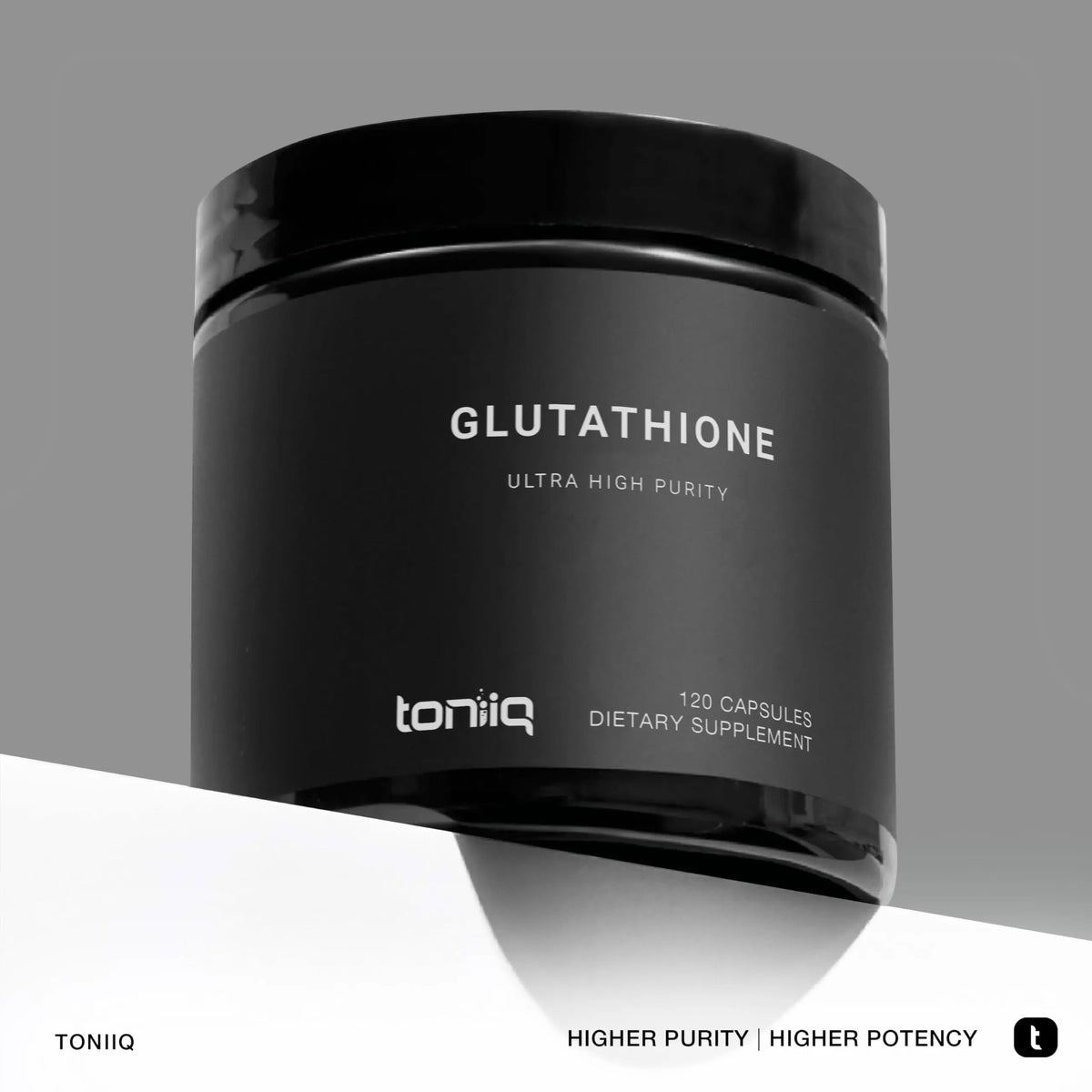 Toniiq Ultra High Strength Glutathione Capsules - 1000mg Concentrated Formula - 98%+ Highly Purified and Bioavailable - Non-GMO Fermentation - 120 Capsules Reduced Glutathione Supplement Toniiq buy supplements Au