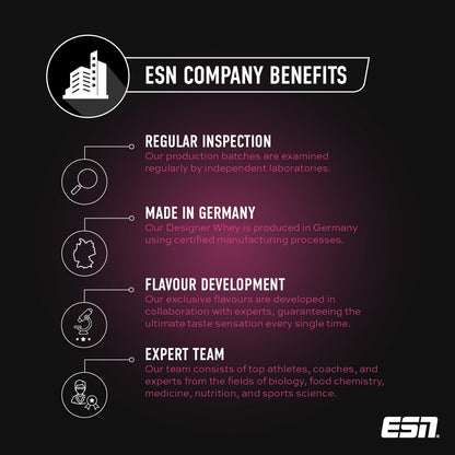 ESN Designer Whey Protein Powder, Strawberry, 1000 g, 2.2 lbs, 33 Servings ESNBuy Supplements Australia