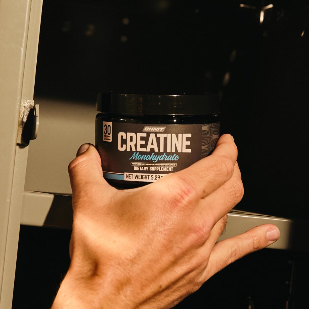 ONNIT Creatine Monohydrate Powder, IGEN™ Non-GMO Tested – 5g Premium Creatine for Muscle Strength, Power & Lean Mass, Supports Brain Health & Cellular Energy, Unflavored, 30 Servings, 5.29 oz 2-Pack ONNITBuy Supplements Australia