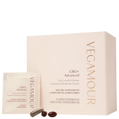 VEGAMOUR GRO+ Advanced Hair Growth Vitamin Supplements - Boosts Hair Growth & Density - 30 Pill Packs/Box VEGAMOURBuy Supplements Australia