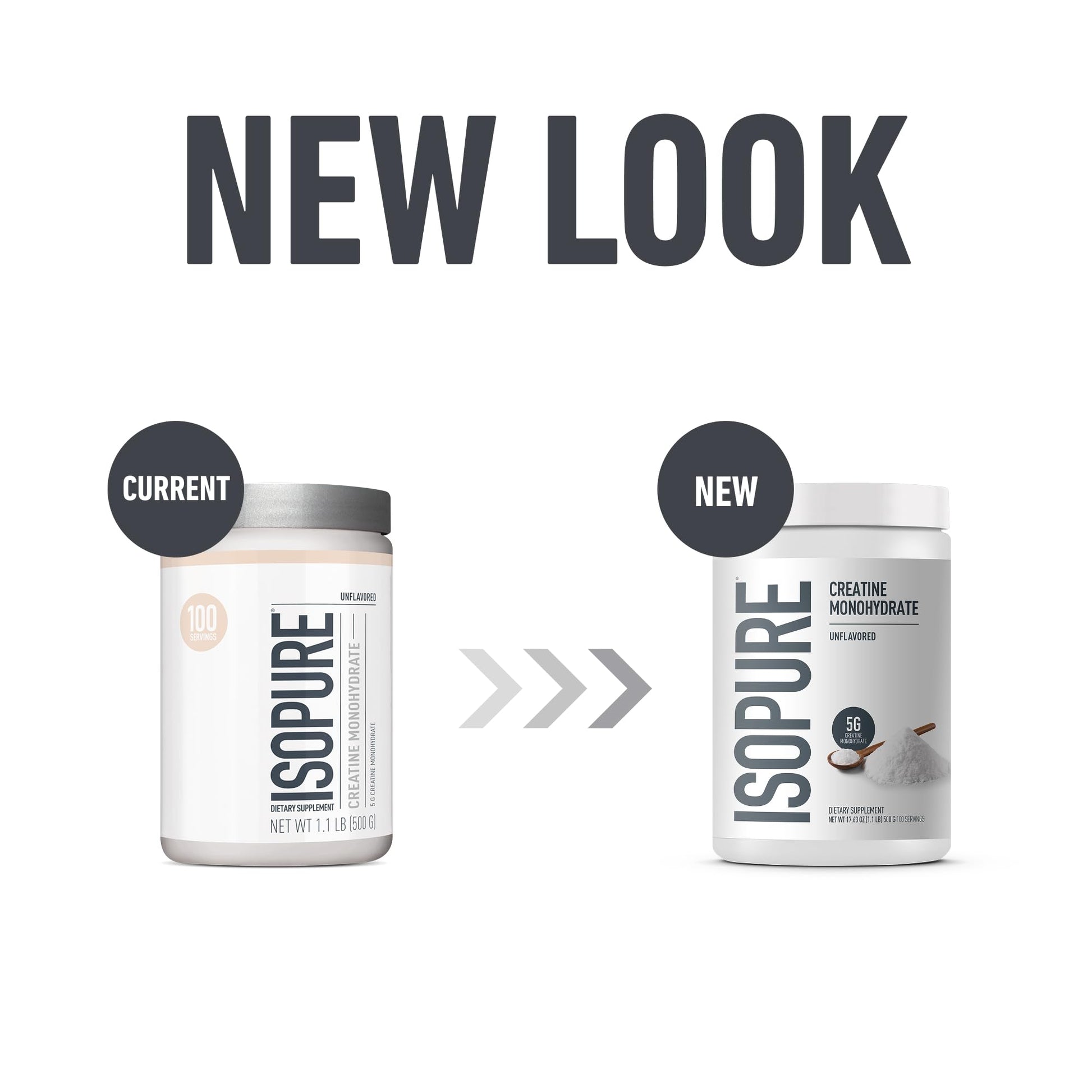 Isopure 100% Pure Creatine Monohydrate Powder, Sugar Free, Unflavored, 5g Creatine Monohydrate Per Serving, 1.1 Lbs, Isopure canada supplements