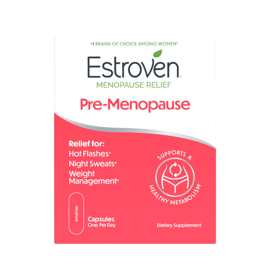 Estroven Pre-Menopause Relief, 30 Ct., Clinically Proven Ingredients, Provides Menopause Relief plus Night Sweats & Hot Flash Relief, Drug-Free or Estrogen Free EstrovenBuy Supplements Australia