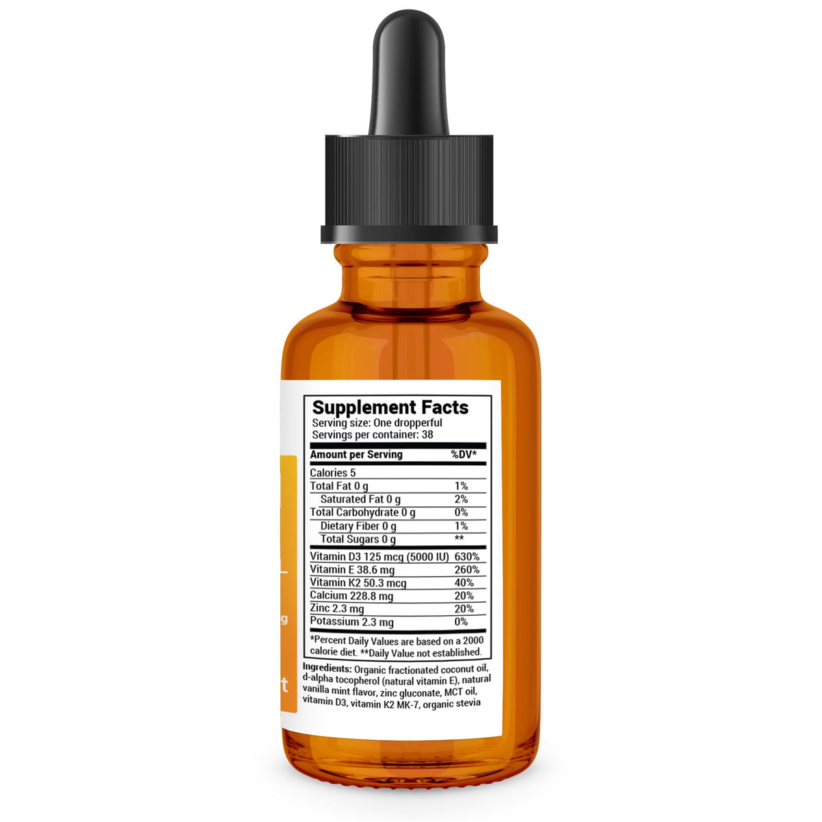 Dr. Berg Liquid Vitamin D3 & K2 Supplement - For Bone, Teeth, Mood & Immune Health Dr. Berg NutritionalsBuy Supplements Australia