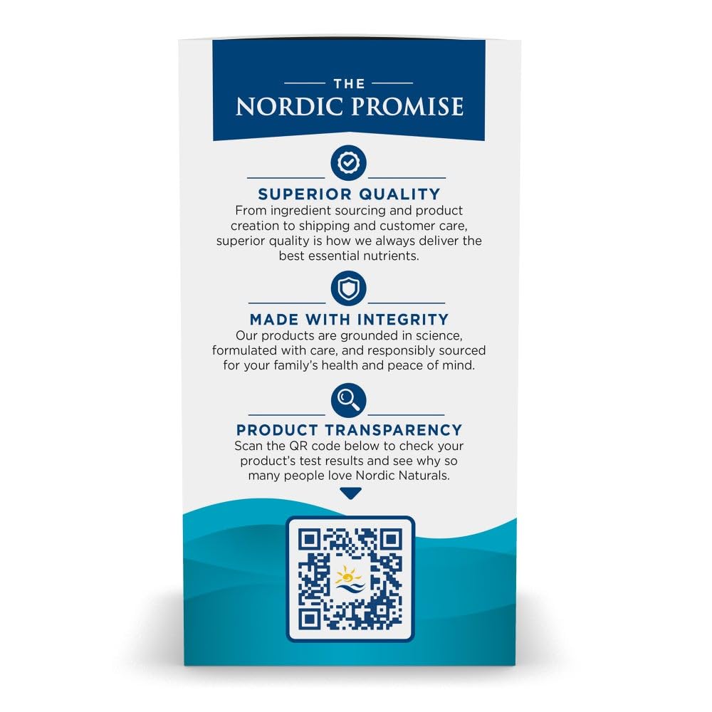 Nordic Naturals Omega-3, Lemon Flavor - 90 Soft Gels - 690 mg Omega-3 - Fish Oil - EPA & DHA - Immune Support, Brain & Heart Health, Optimal Wellness - Non-GMO - 45 Servings Nordic Naturals buy supplements Au