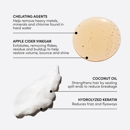 OUAI Detox Shampoo & Medium Hair Conditioner Bundle - Clarifying Shampoo for Build Up, Dirt, Oil, Product and Hard Water & Hydrating Conditioner for Medium Hair (2 Count) OUAIBuy Supplements Australia