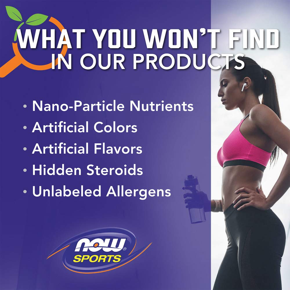 NOW Sports Nutrition, Whey Protein Isolate, 25 G With BCAAs, Creamy Chocolate Powder NOWBuy Supplements Australia