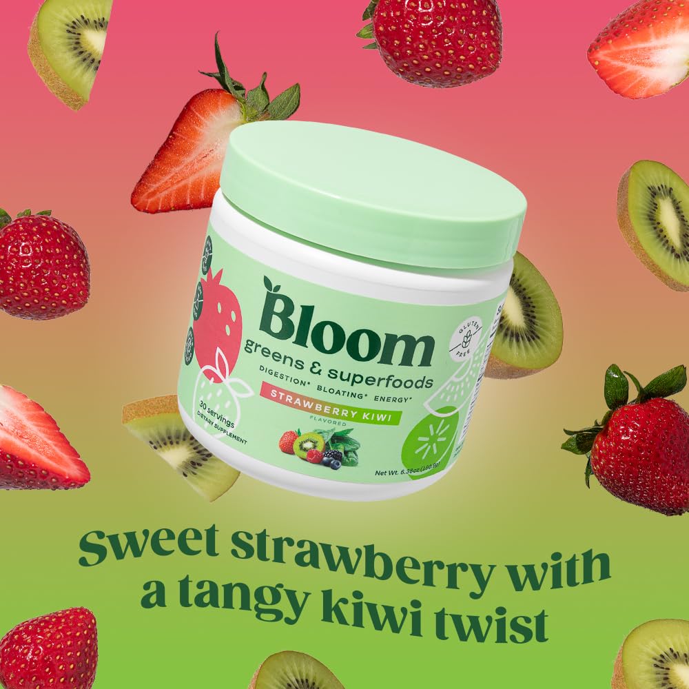 Bloom Nutrition Greens and Superfoods Powder for Digestive Health, Greens Powder Bloom NutritionBuy Supplements Australia