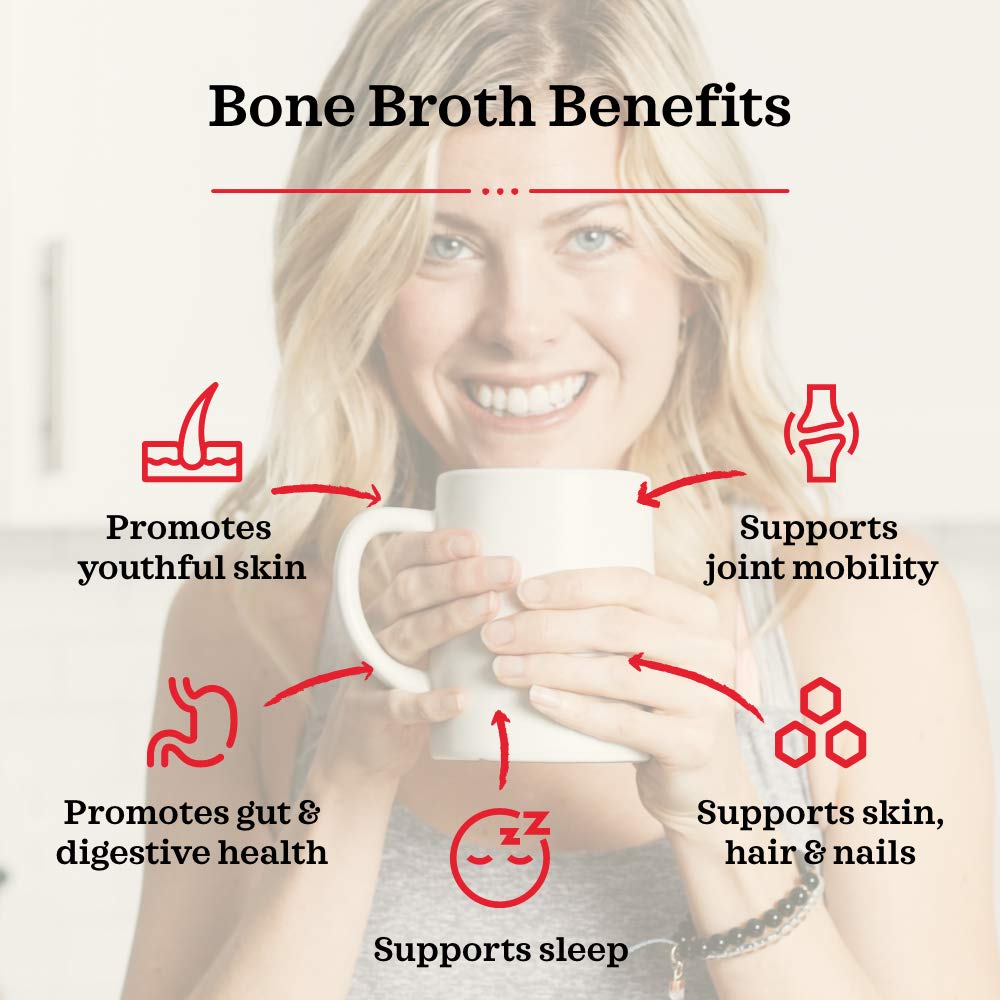 Chicken Bone Broth Soup by Kettle and Fire, Pack of 6, Keto Diet, Paleo Friendly, Whole 30 Approved, Gluten Free, with Collagen, 10g of protein, 16.9 Ounce (Pack of 6) Kettle & Fire buy supplements Au