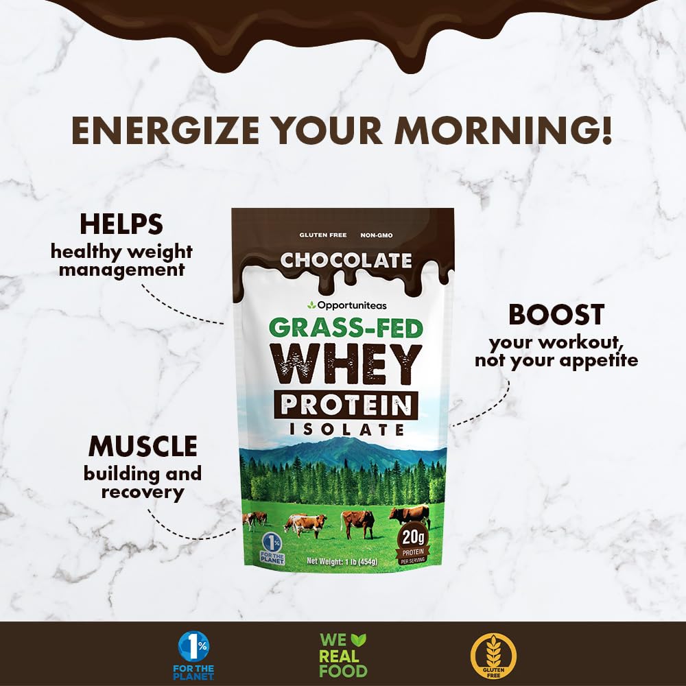 Opportuniteas Chocolate & Vanilla Whey Protein Powder Bundle - Grass Fed Whey Isolate OpportuniteasBuy Supplements Australia
