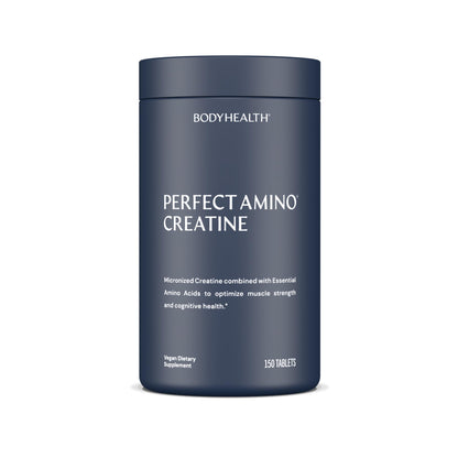 BodyHealth Creatine Monohydrate Tablets – Vegan Pre Workout Supplement with PerfectAmino, BCAAs & EAAs – Keto-Friendly, Muscle Recovery & Energy Support – 5g Creatine Equivalent per Serving BodyHealthBuy Supplements Australia