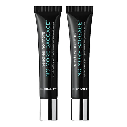 Dr. Brandt Needles No More, No More Baggage - 0.5 oz, Pack of 2 - Minimizes Under-Eye Bags, Puffiness & Dark Circles Dr. Brandt Skincare buy supplements Au