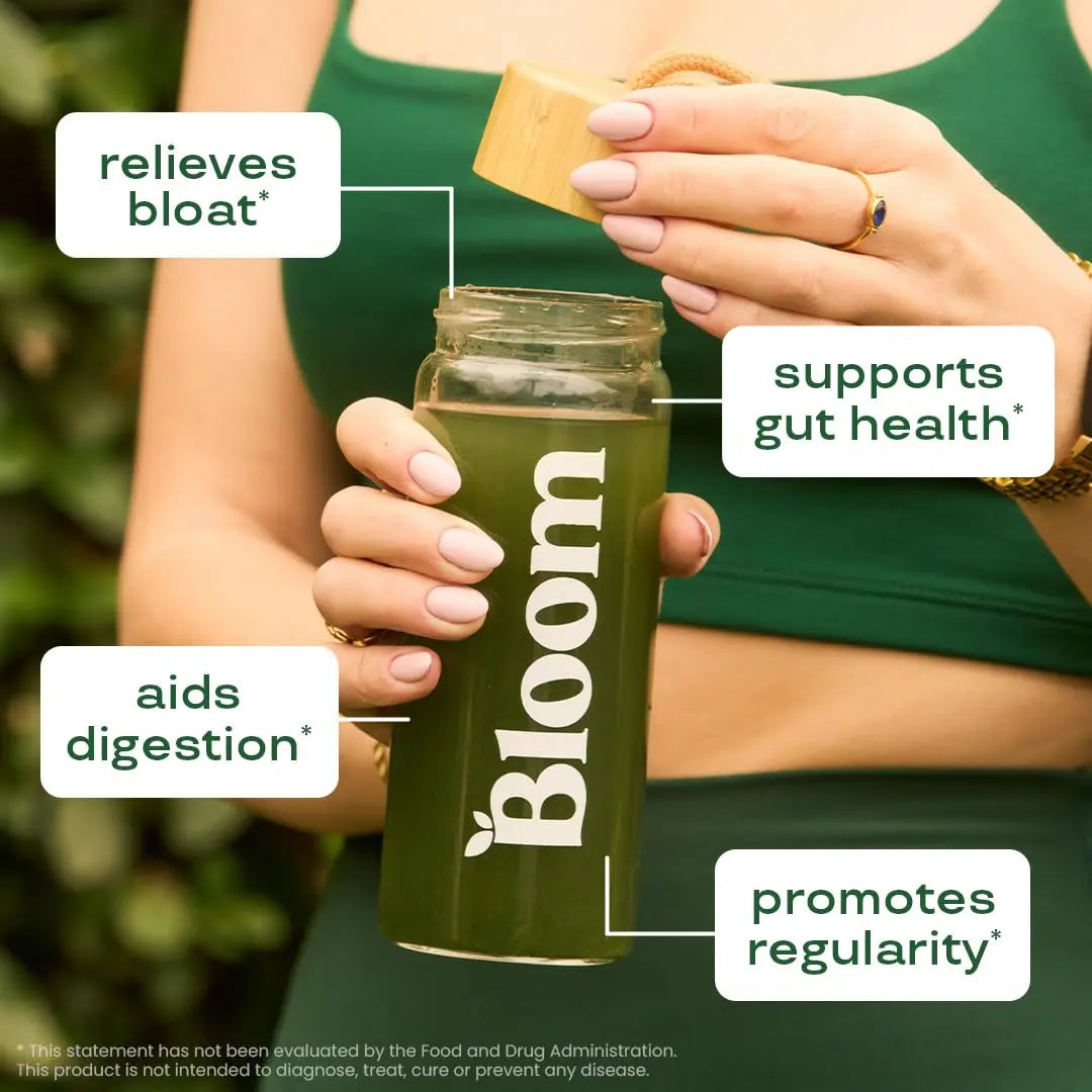 Bloom Nutrition Superfood Greens Powder, Digestive Enzymes with Probiotics and Prebiotics, Gut Health, Bloating Relief for Women, Chlorella, Green Juice Mix with Beet Root Powder, 30 SVG, Mango Bloom NutritionBuy Supplements Australia