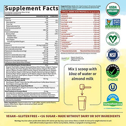 Garden of Life Raw Organic Fit Vegan Protein Powder Coffee, 28g Plant Based Protein Garden of LifeBuy Supplements Australia