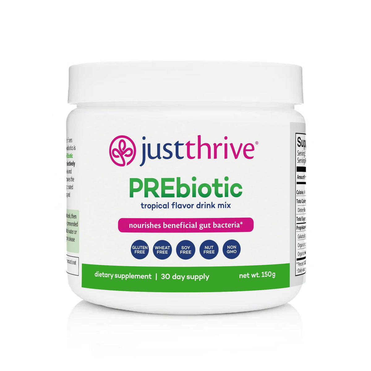Just Thrive PREbiotic Powder - Digestive and Immune Support Supplement, 150 g Just ThriveBuy Supplements Australia