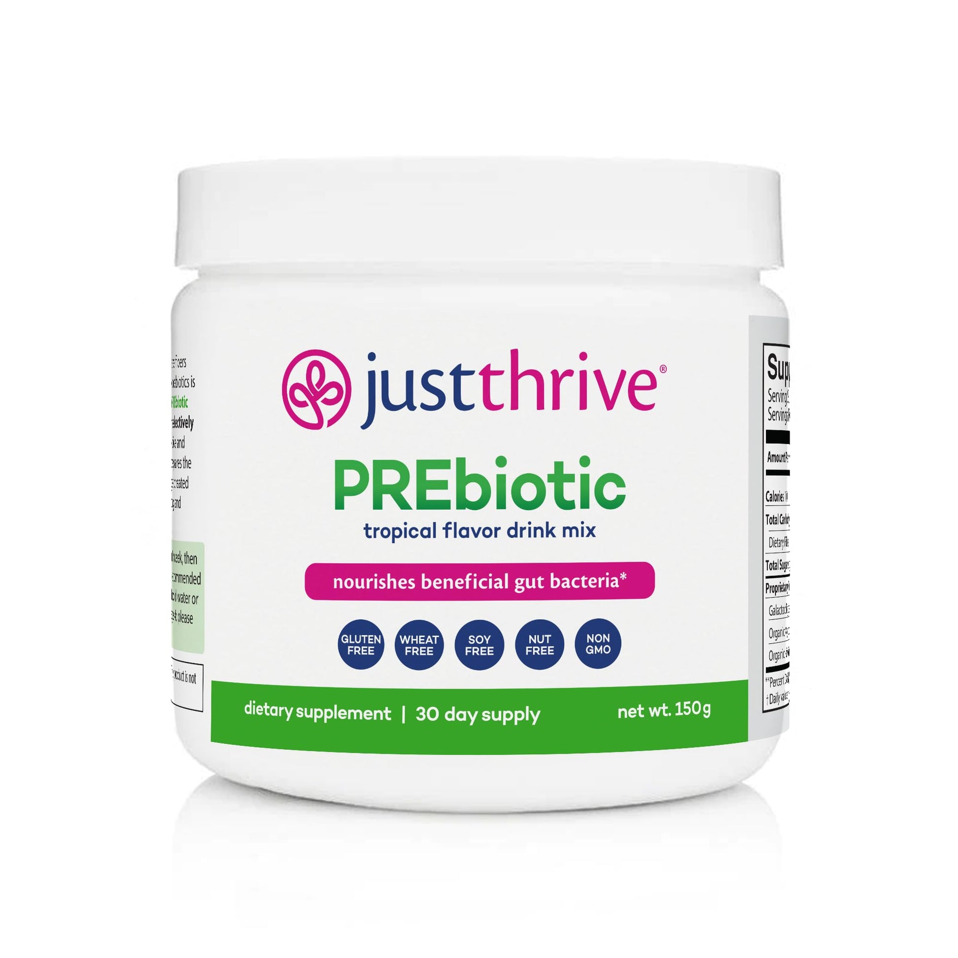 Just Thrive PREbiotic Powder - Digestive and Immune Support Supplement, 150 g Just ThriveBuy Supplements Australia