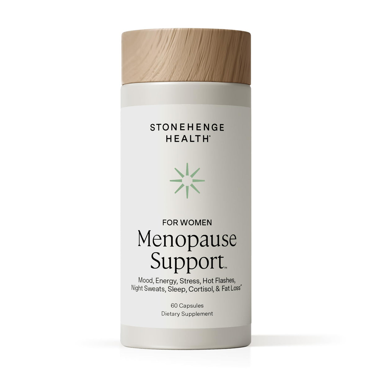 Stonehenge Health for Women Menopause Support for Peri + Menopause + Post - Mood, Energy, Stress, Hot Flashes, Night Sweats, Sleep & Cortisol, Chromax Chromium, Vitamin D3, KSM-66 Ashwagandha Extract Stonehenge HealthBuy Supplements Australia