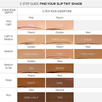 Saie Slip Tint Tinted Moisturizer with SPF 35 - Light Coverage, Glowy Skin Tint & Mineral Sunscreen for Face with Hydrating Hyaluronic Acid - Summer Makeup Essential - Shade Three + Half (1.35 oz) SaieBuy Supplements Australia